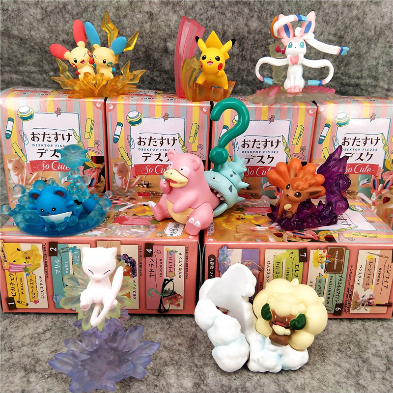 Pokemon Anime Merchandise - 포켓몬 블라인드 박스 장난감 크리스탈 베이스