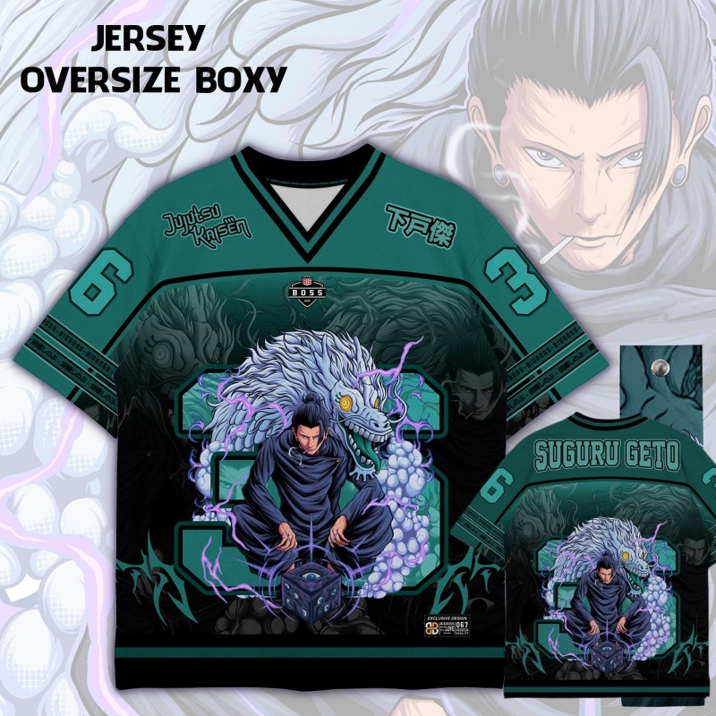 Anime Merchandise For Women - 애니메이션 Jujutsu Kaisen Choso 프린트 저지