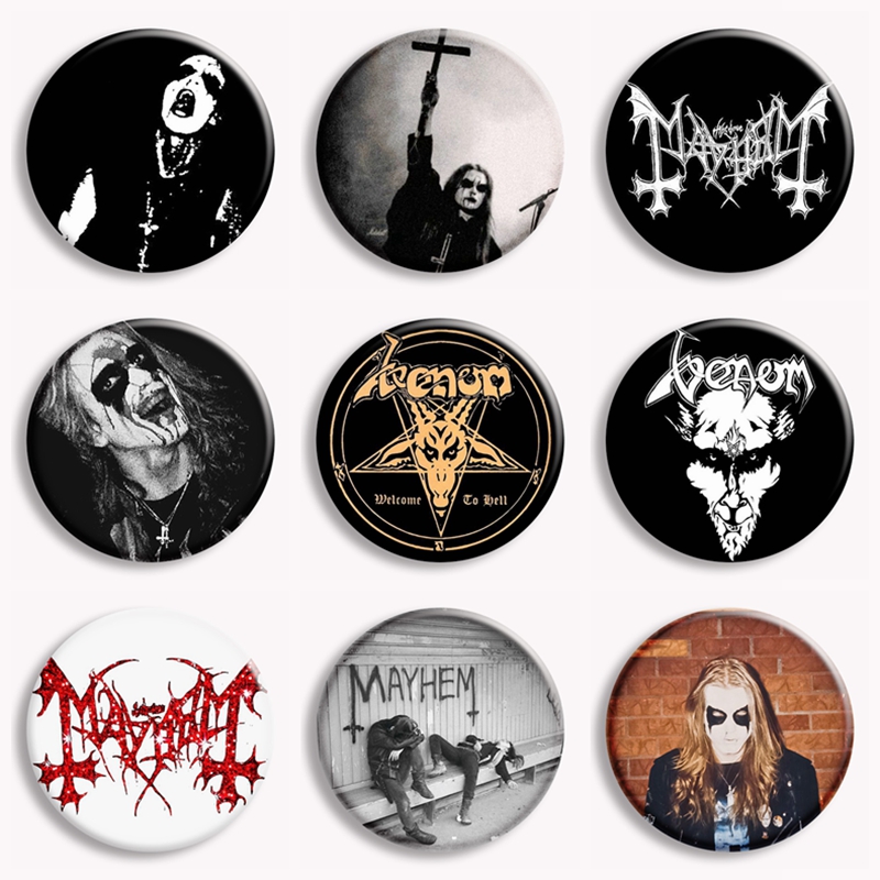 Pin Button Badge - Rock Mayhem 밴드 소프트 버튼 핀