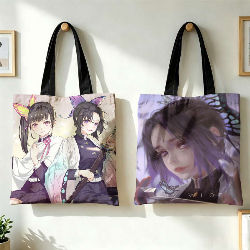 Anime Tote Bag - 악마 슬레이어 카마도 네즈코 여성 핸드백