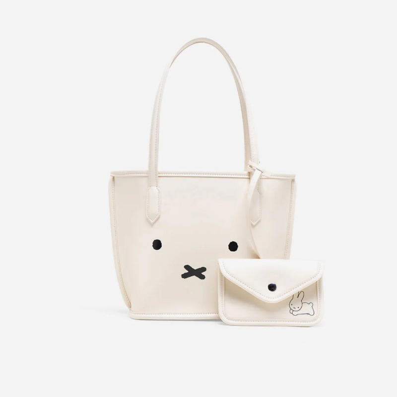 Anime Tote Bag - 2PCS Kawaii Miffy 시리즈 토트 백