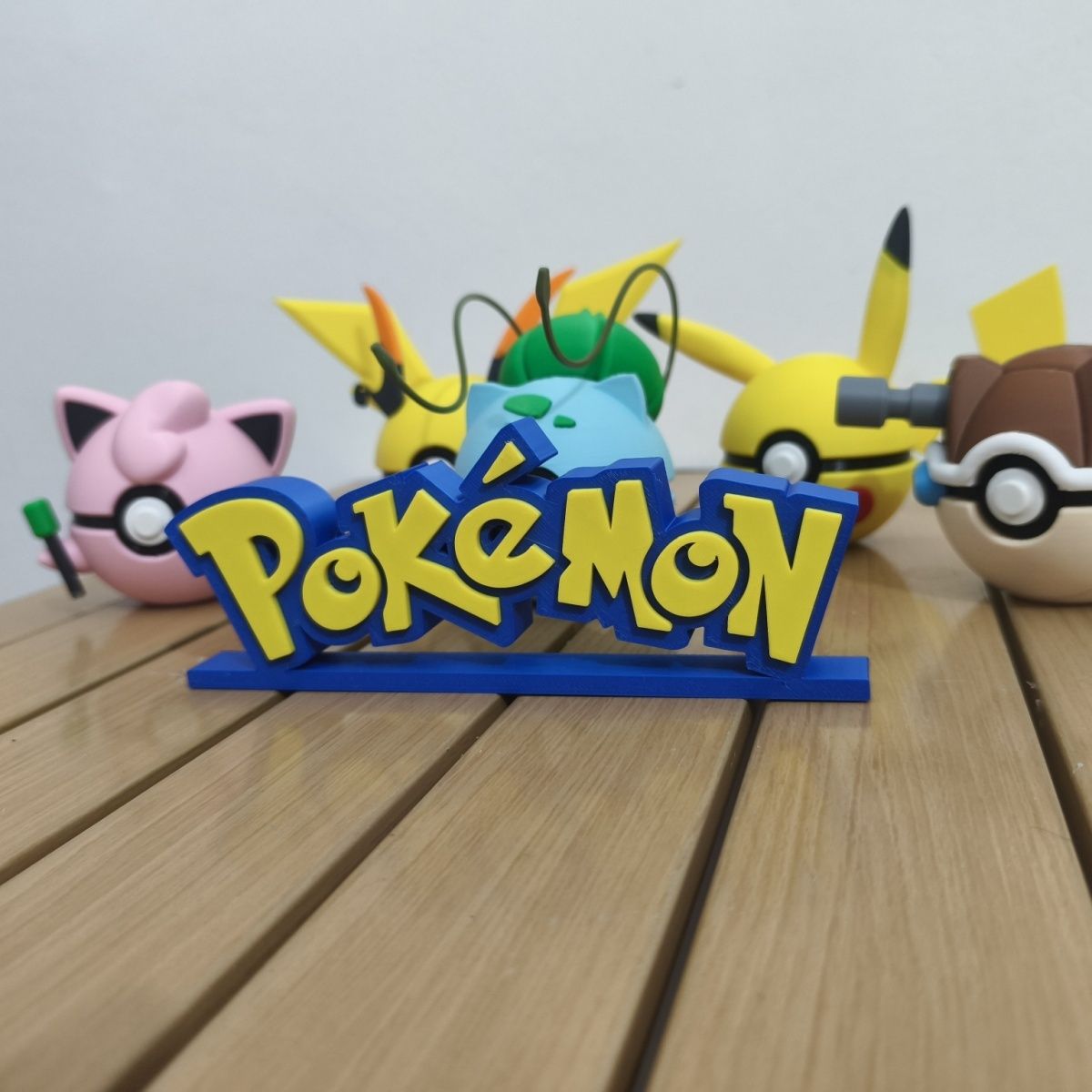 Pokemon Anime Merchandise - 포켓몬 스탠디 로고 디스플레이 신규 모델