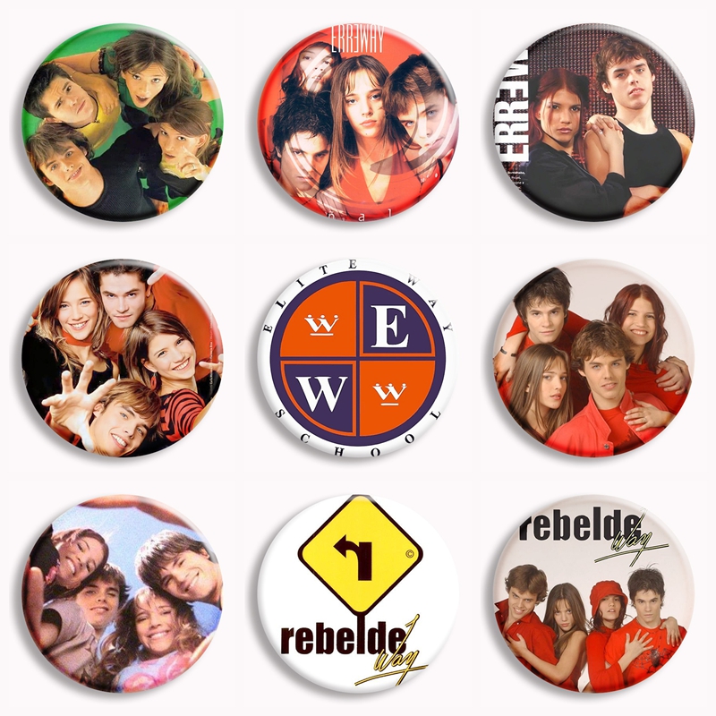 Pin Button Badge - 영화 Rebelde Way 소프트 버튼 핀
