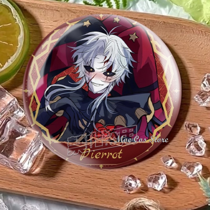 Pin Button Badge - 프리크 서커스 브로치 피에로 할리퀸 컬렉션