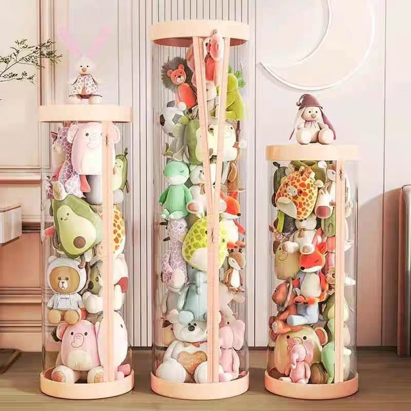 지퍼가 달린 봉제인형 보관통, 공간 절약형 투명 인형  - Plush Doll Anime 리뷰 및 가격