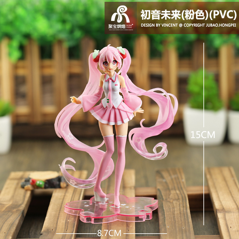 하츠네 미쿠 피규어 토끼 귀가 달린 애니메이션 인형 귀 - Anime Merchandise Figures 리뷰 및 가격