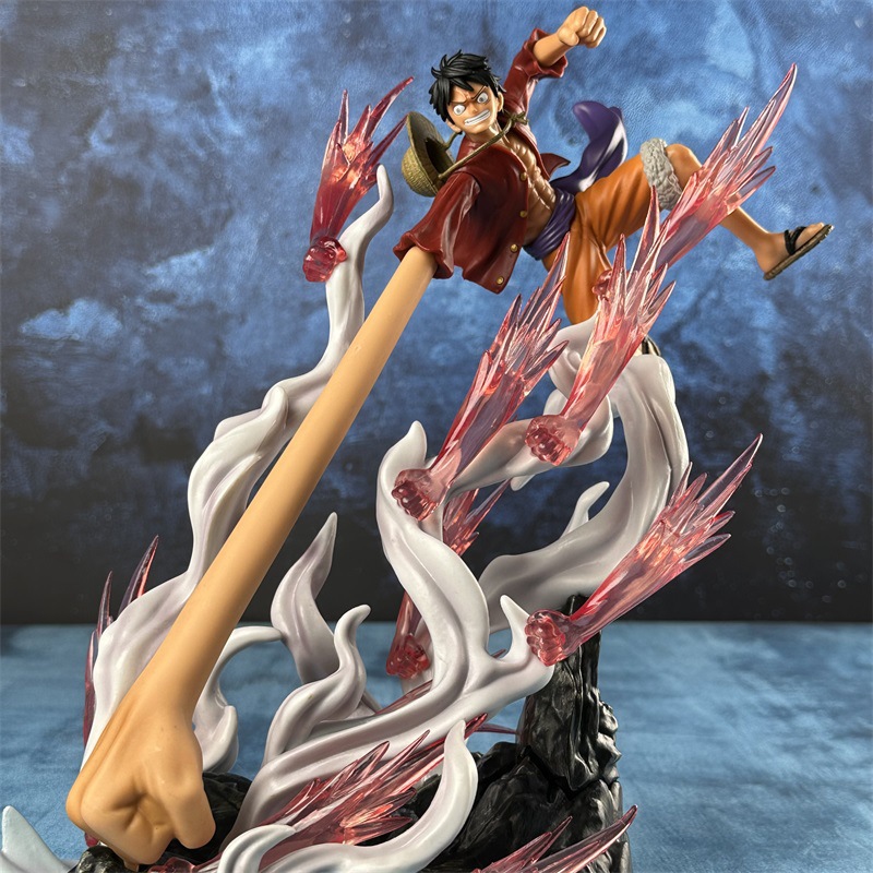 재고 있음 30cm 원피스 GK 롱암 개틀링 루피 피규 - Premium Anime Merchandise 리뷰 및 가격