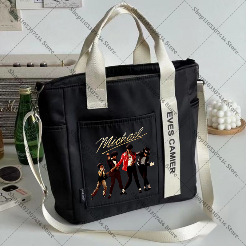 여성 패션 토트백 액세서리 킹 오브 팝 MJ 여성용 캐 - Anime Tote Bag 리뷰 및 가격