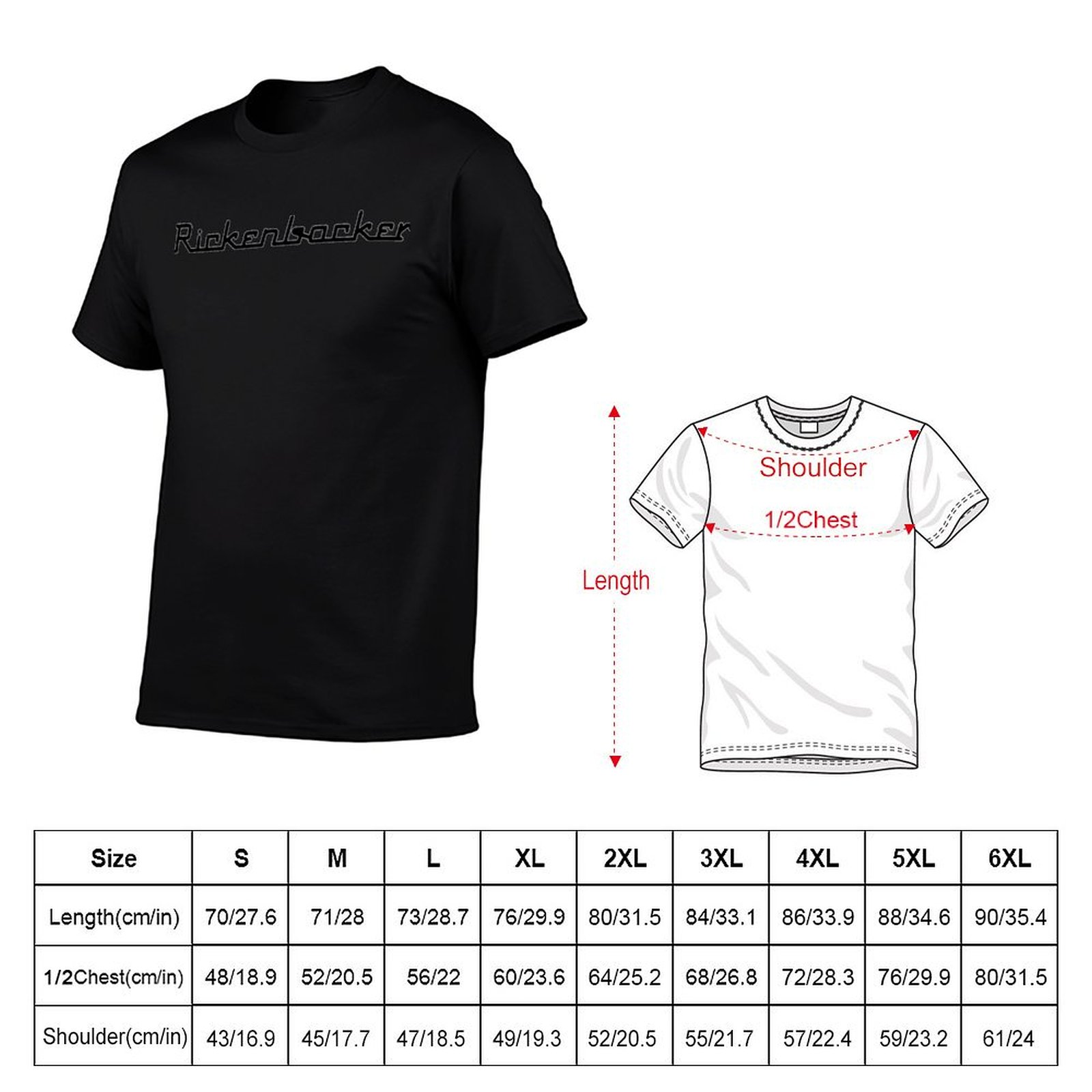 베스트 셀러 Rickenbacker 로고 상품 티셔츠  - Anime Merchandise Logo 리뷰 및 가격