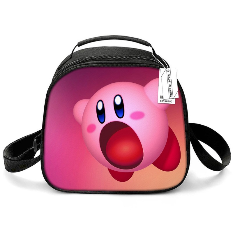 커비 게임 귀여운 만화 프린트 절연 도시락 가방 휴대용 - Anime Tote Bag 리뷰 및 가격
