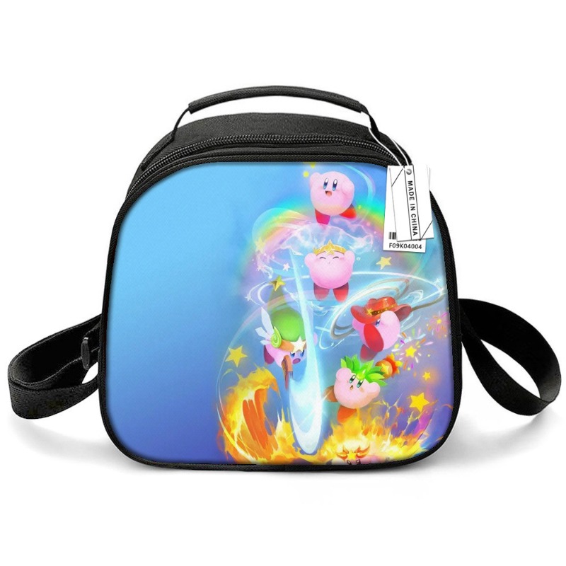 커비 게임 귀여운 만화 프린트 절연 도시락 가방 휴대용 - Anime Tote Bag 리뷰 및 가격