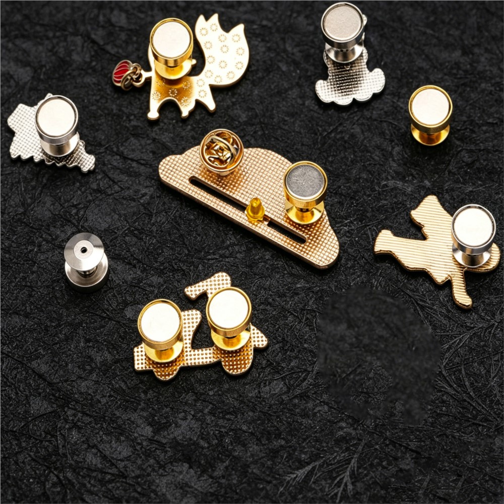 10개/세트 자석식 클래스프 및 비자석 핀 브로치 잠금 - Pin Button Badge 리뷰 및 가격