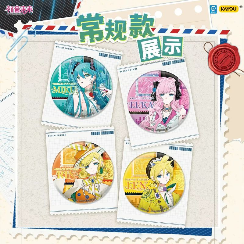 카유 하츠네 미쿠 피아프로 캐릭터 틴 배지 시리즈 애니 - Pin Button Badge 리뷰 및 가격
