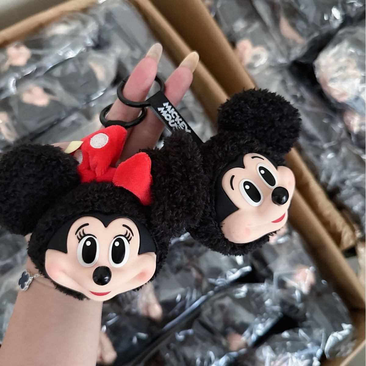 미키 미니 봉제 인형 키체인 귀여운 비닐 피규어 수집용 - Anime Merchandise Figures 리뷰 및 가격