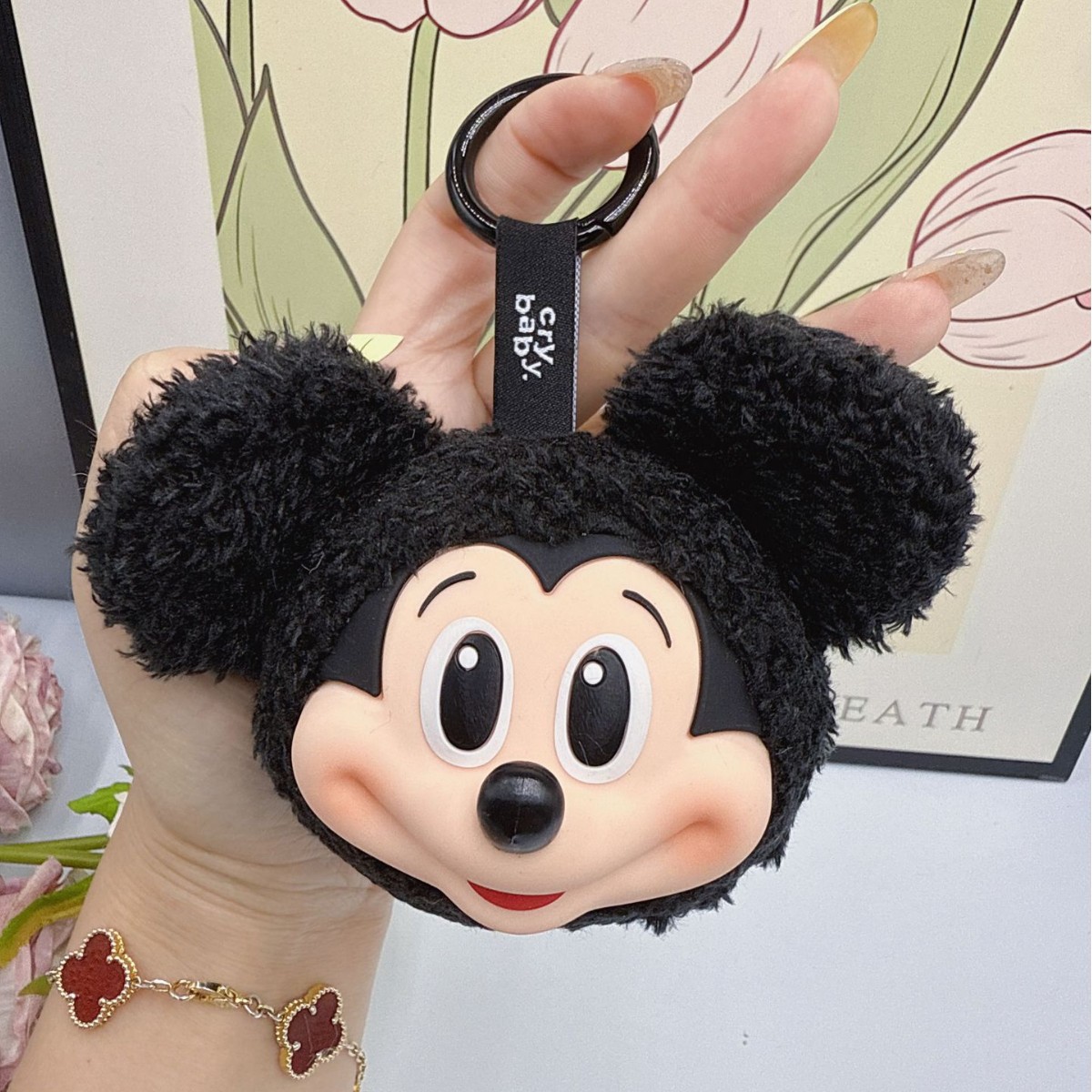 미키 미니 봉제 인형 키체인 귀여운 비닐 피규어 수집용 - Anime Merchandise Figures 리뷰 및 가격