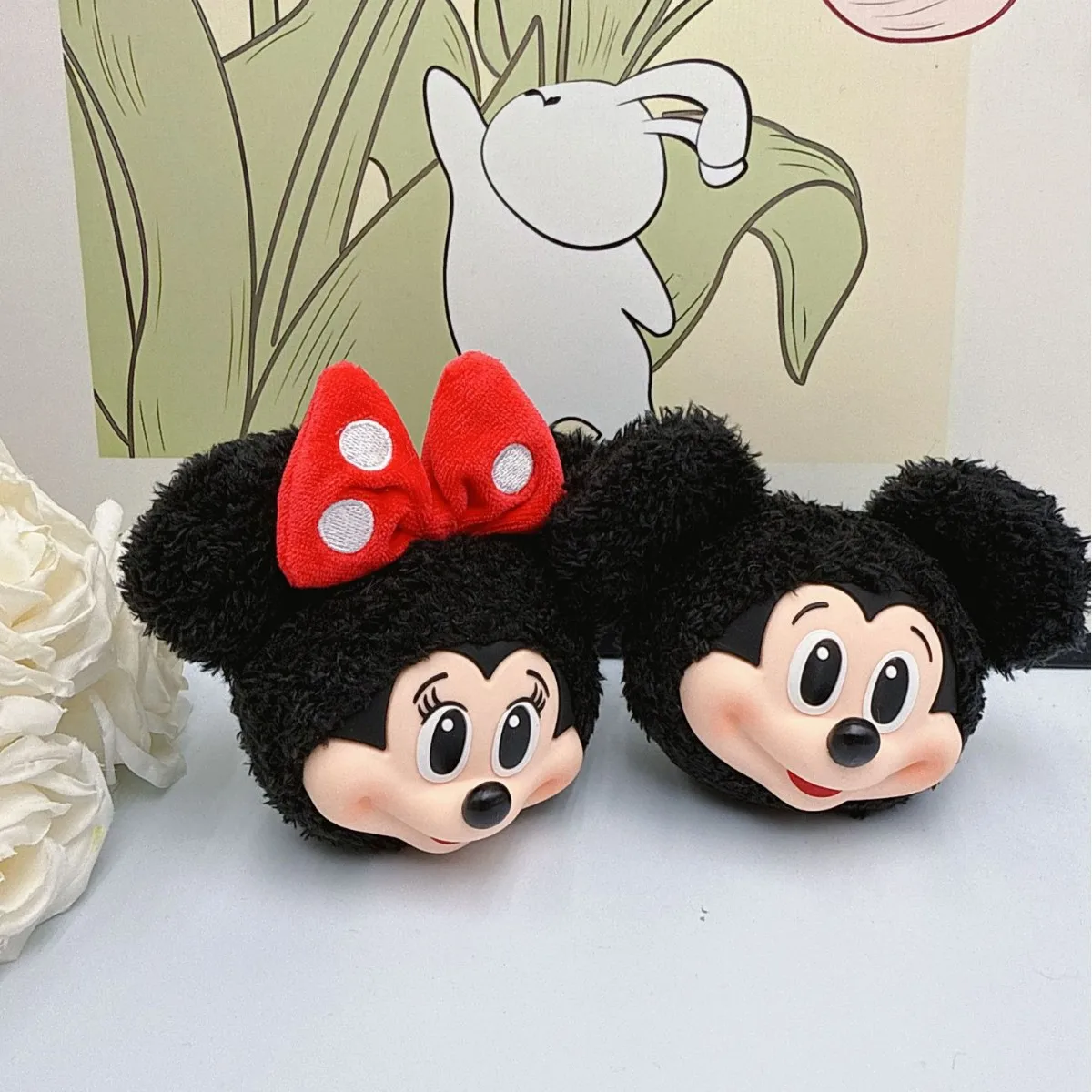 미키 미니 봉제 인형 키체인 귀여운 비닐 피규어 수집용 - Anime Merchandise Figures 리뷰 및 가격