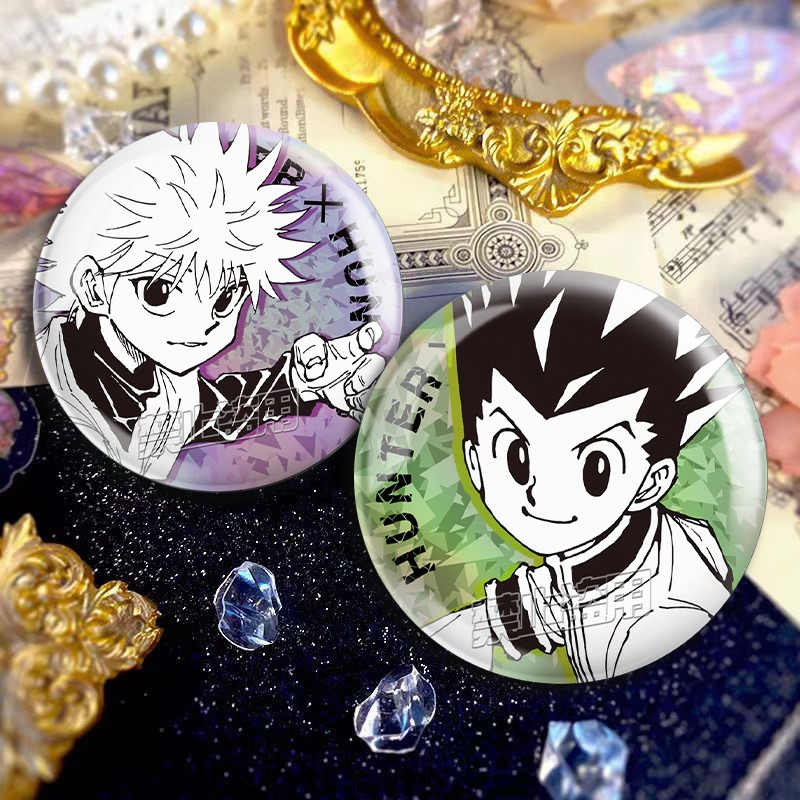 5Pcs HUNTER×HUNTER 만화 캐릭터 버튼 배 - Pin Button Badge 리뷰 및 가격