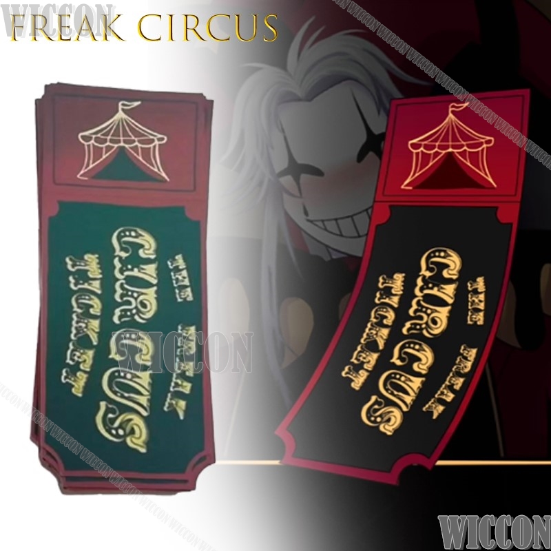 프릭 서커스 티켓 카드 레드 그린 핑크 애니메이션 수집 - Anime Merchandise For Women 리뷰 및 가격