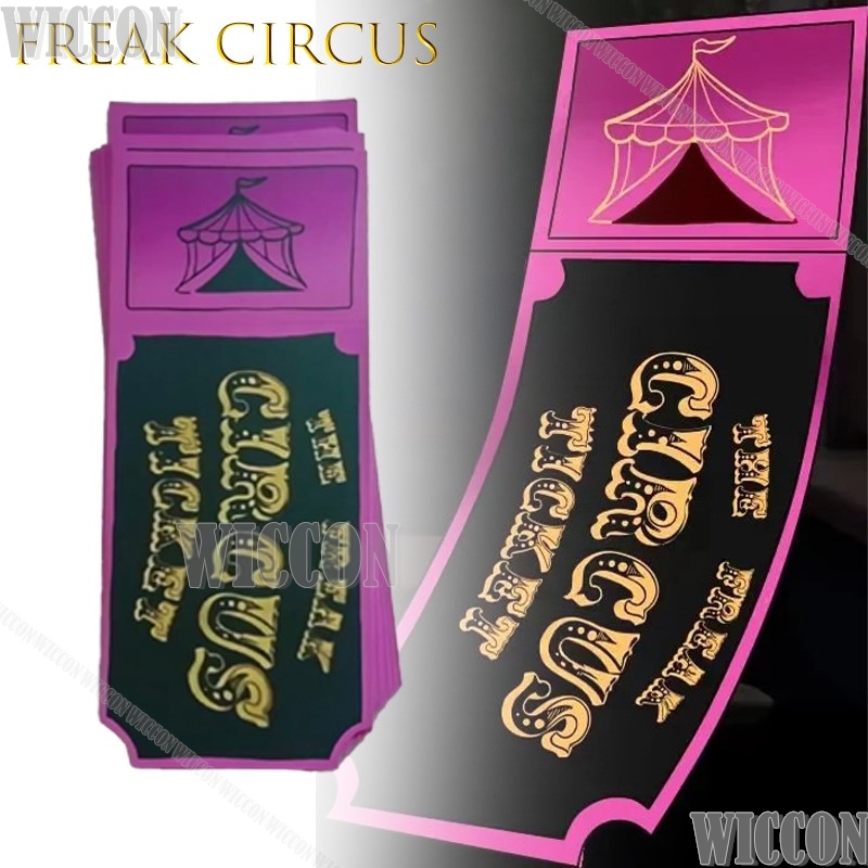 프릭 서커스 티켓 카드 레드 그린 핑크 애니메이션 수집 - Anime Merchandise For Women 리뷰 및 가격