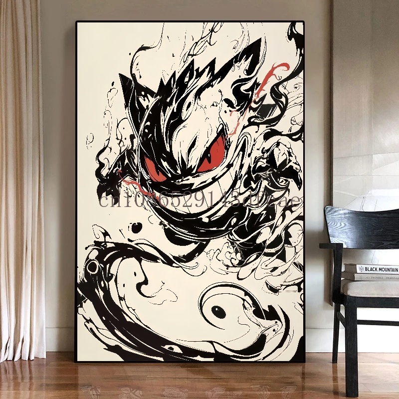 애니메이션 피규어 포켓몬 잉크 그림 캔버스 페인팅 피카 - Pokemon Anime Merchandise 리뷰 및 가격