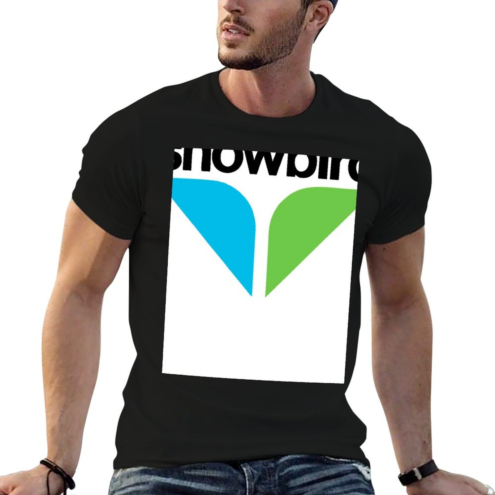 Snowbird 로고 상품 티셔츠 티셔츠 남자 일반 애 - Anime Merchandise Logo 리뷰 및 가격