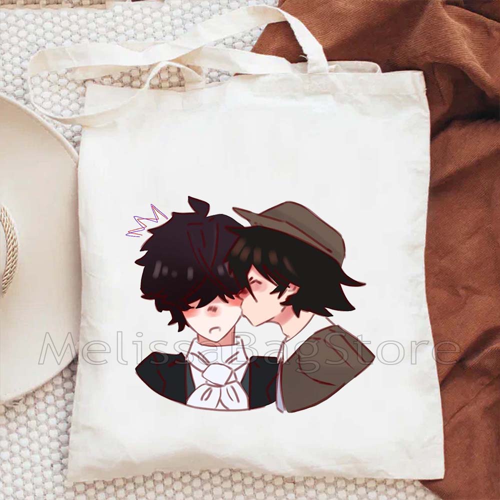 빈티지 부웅우 스트레이 독스 켄지 나오미 란포 다자이  - Anime Tote Bag 리뷰 및 가격