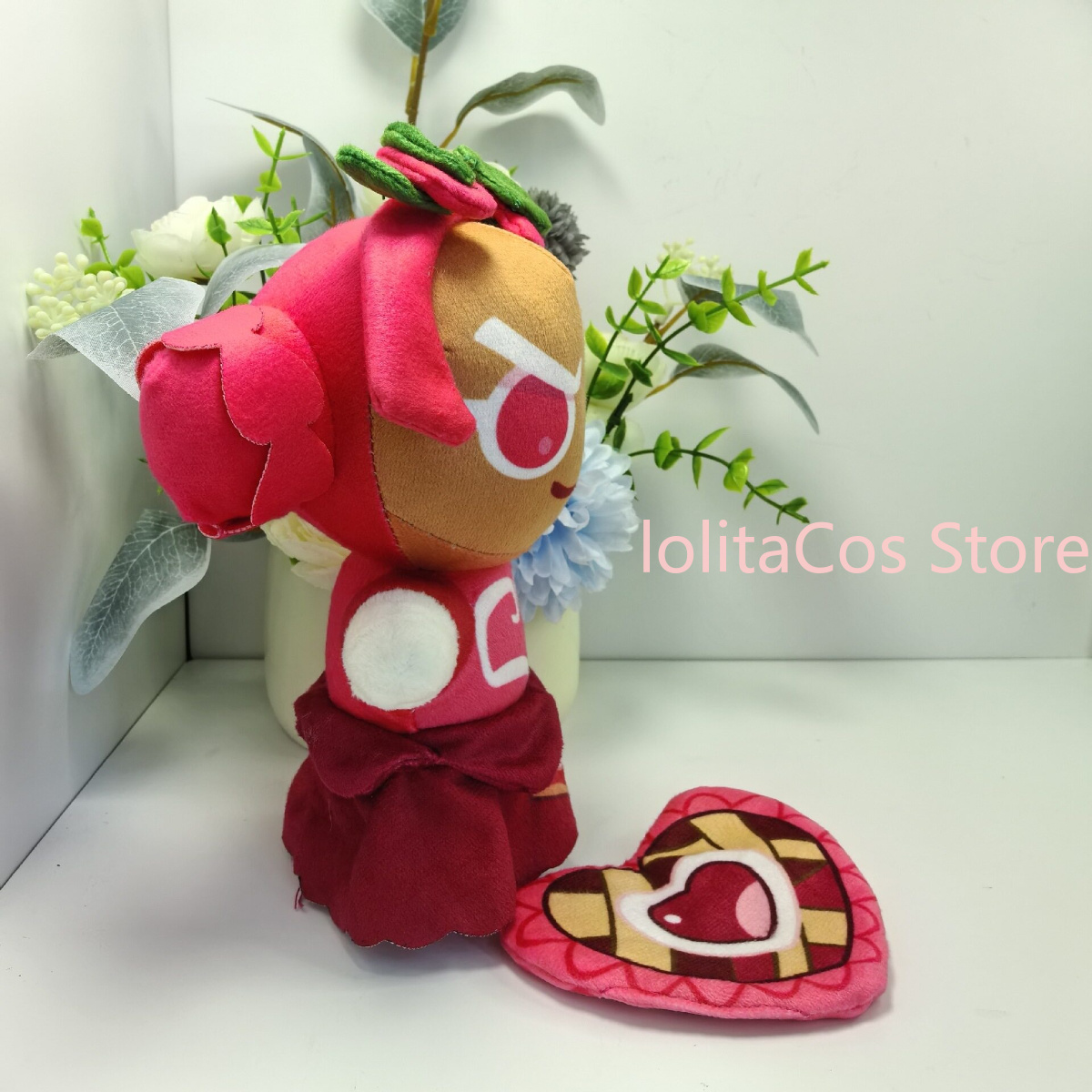 25cm 쿠키런: 킹덤 레드벨벳 쿠키 홀리베리 쿠키 카 - Plush Doll Anime 리뷰 및 가격