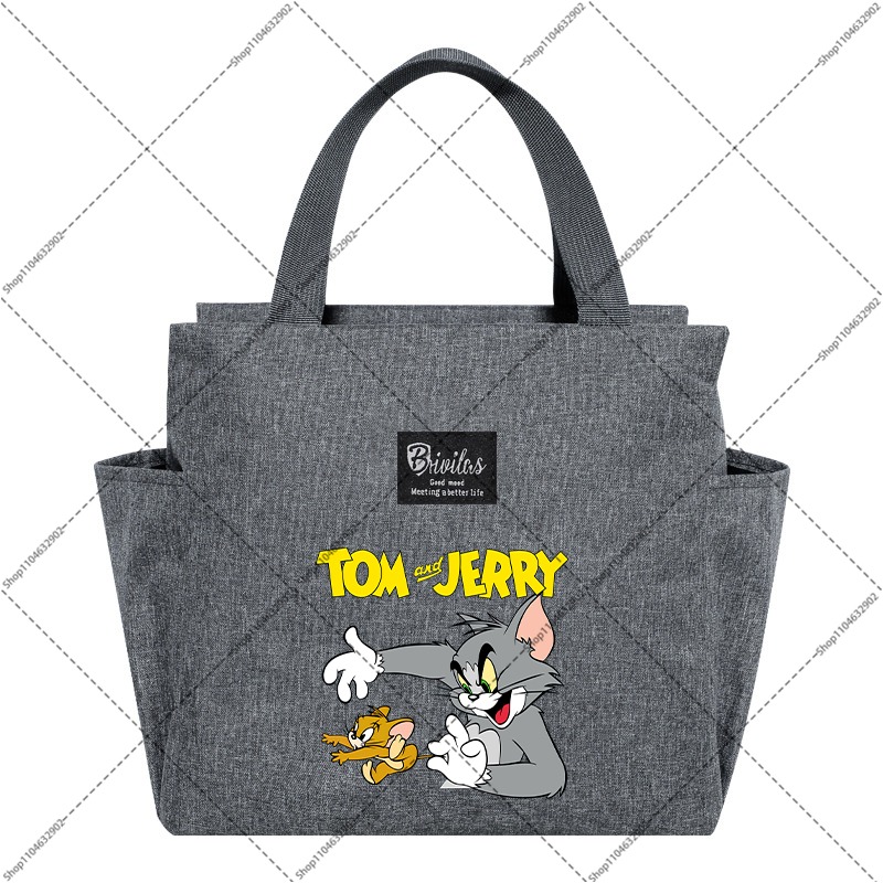 톰과 제리 대용량 점심 가방 만화 애니메이션 패턴 프린 - Anime Tote Bag 리뷰 및 가격