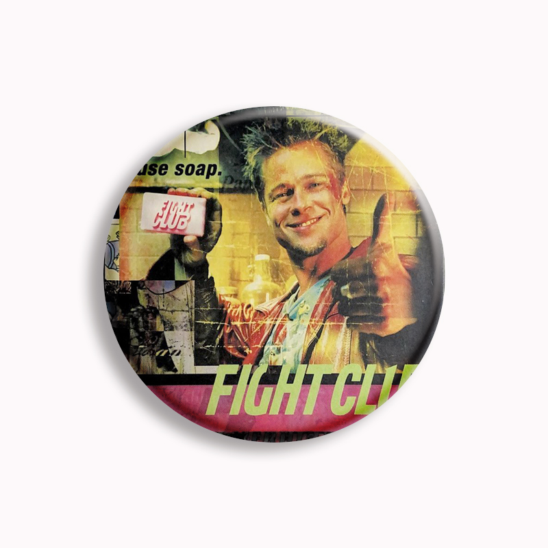 레트로 클래식 영화 파이트 클럽 비누 단추 핀 빈티지  - Pin Button Badge 리뷰 및 가격