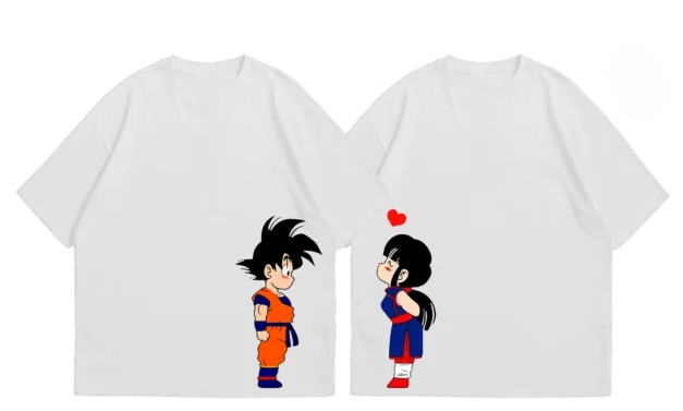 손오공 또는 밀크 치치 커플 티셔츠 드래곤볼 Z 애니메 - Anime Merchandise For Women 리뷰 및 가격