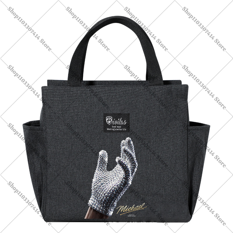 성인 패션 프린트 음식 보온 가방 킹 오브 팝 MJ 액 - Anime Tote Bag 리뷰 및 가격