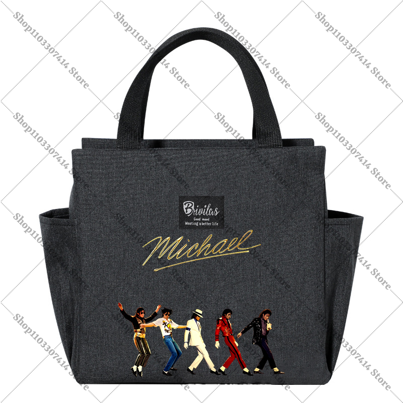 성인 패션 프린트 음식 보온 가방 킹 오브 팝 MJ 액 - Anime Tote Bag 리뷰 및 가격