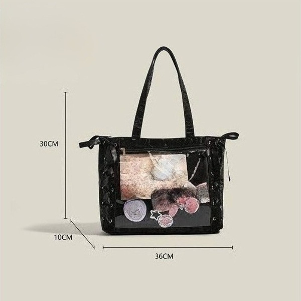 다용도 패션 리본 이타백 대용량 애니메이션 가방 데일리 - Anime Tote Bag 리뷰 및 가격